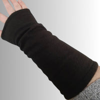 In Stock Fleece Arm Warmers - Black - One Size -- 4337484176