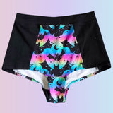In Stock Starlight Bats High Waisted Retro Booty Shorts S -- 4473398732