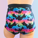 In Stock Starlight Bats High Waisted Retro Booty Shorts S -- 4473398732