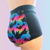 In Stock Starlight Bats High Waisted Retro Booty Shorts S -- 4473398732