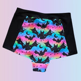 In Stock Starlight Bats High Waisted Retro Booty Shorts S -- 4473398732