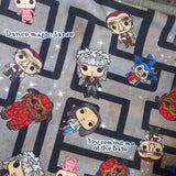 Winter Snood and Fingerless Gloves Set - Labyrinth
