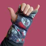 Winter Snood and Fingerless Gloves Set - Jingle Bones