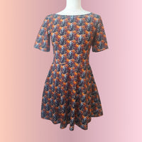 In Stock A8E Skater Dress - S - Halloween Friends -- 1557456648