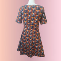 In Stock A8E Skater Dress - S - Halloween Friends -- 1557456648