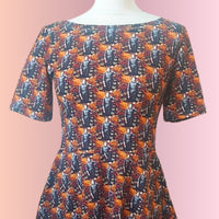 In Stock A8E Skater Dress - S - Halloween Friends -- 1557456648