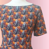 In Stock A8E Skater Dress - S - Halloween Friends -- 1557456648