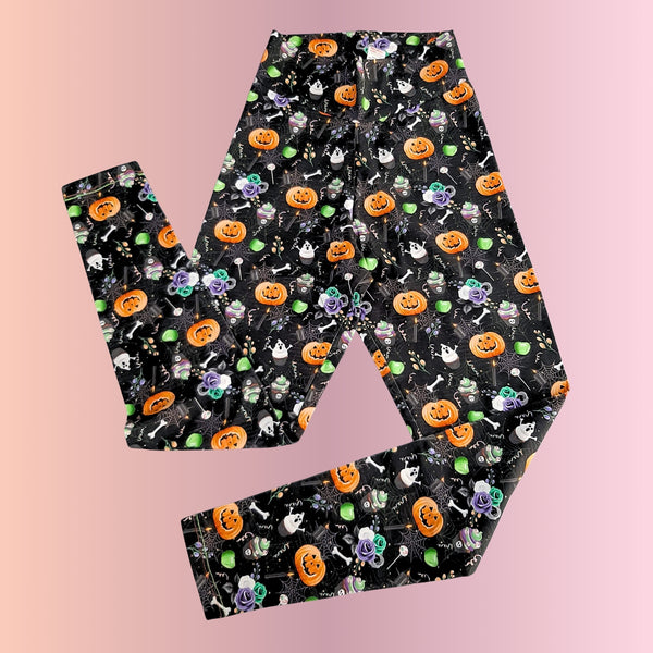 In Stock A8E Creepy Candy Leggings - size M -- 1757332542