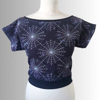 In Stock Cosmic Webs cropped tee - M -- 1754370164
