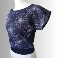 In Stock Cosmic Webs cropped tee - M -- 1754370164