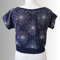 In Stock Cosmic Webs cropped tee - M -- 1754370164