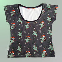 In Stock Gingerdead Dolman Tee M Scoop Neck A8E -- 1575241743