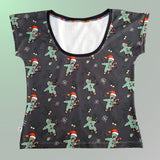 In Stock Gingerdead Dolman Tee M Scoop Neck A8E -- 1575241743