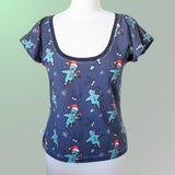 In Stock Gingerdead Dolman Tee M Scoop Neck A8E -- 1575241743