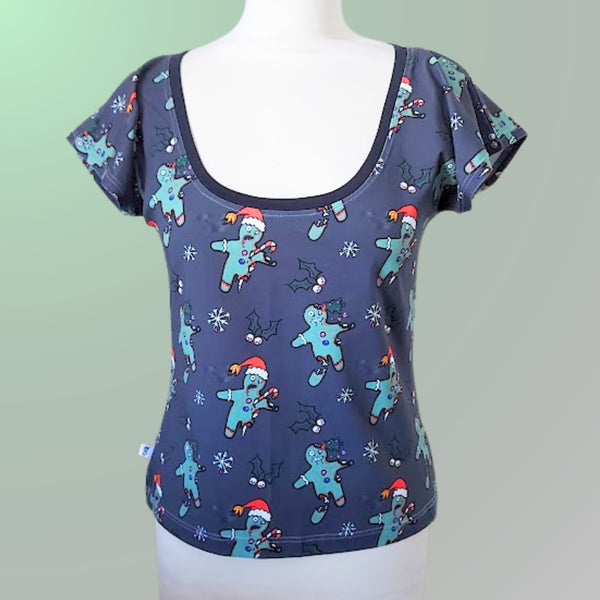 In Stock Gingerdead Dolman Tee M Scoop Neck A8E -- 1575241743