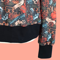 In Stock Old School Tattoos Sweater - M -- 1783003097