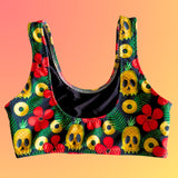 In Stock Tropiskull Classic Crop Bikini Top - XS -- 1759778254
