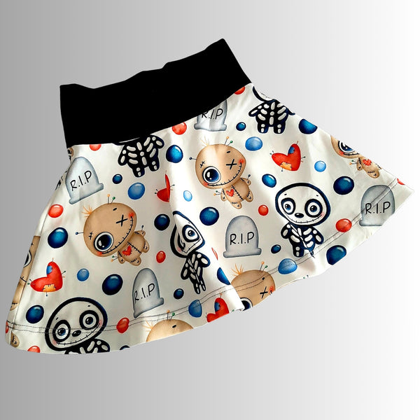 In Stock Cute Spooks twisty skirt 1-2y A8E -- 4372469018