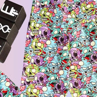 In Stock Zombie Heads leggings 4-5y A8E -- 1584284641
