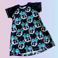 In Stock Kids Cat Plant T-shirt Dress 2-3y -- 4382659762