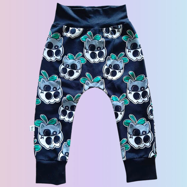 In Stock Cat Plant harem leggings A8E - 12-18m -- 4382692627