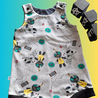 In Stock Kids Shortie Romper Little Poppets 18-24m -- 4383304191
