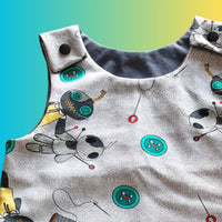 In Stock Kids Shortie Romper Little Poppets 18-24m -- 4383304191