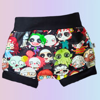 In Stock Horror Friends bummies/baby shorts A8E 18-24m -- 4386154322