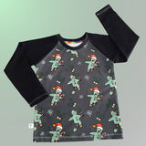 In Stock Kids Gingerdead Long Sleeve Raglan Tshirt 4-5y -- 1561044312