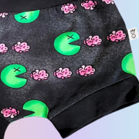 In Stock Zombie Pacman bummies/baby shorts 9-12m A8E -- 4386727874