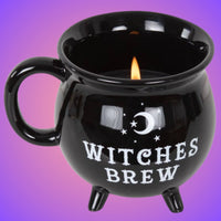 Witches Brew Cauldron Mug Candle - Sandalwood & Vanilla
