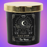 'The Moon' Tarot - Black Opium Fragranced Candle Jar