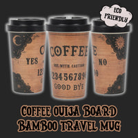 Bamboo Eco Travel Mug - Talking Board/Ouija