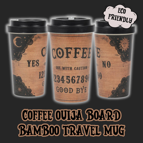 Bamboo Eco Travel Mug - Talking Board/Ouija