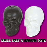 Skull Salt N Pepper Shakers