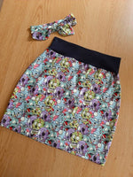 Custom Print Stretch Pencil Skirts - XXS-3XL