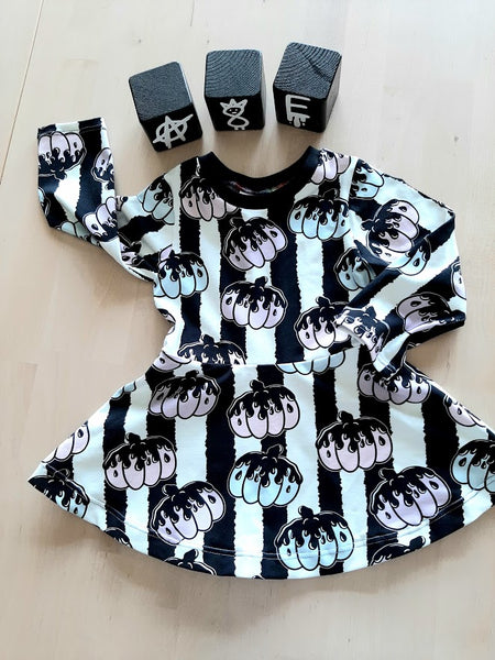 Custom Print Kids Skater Dress 0-12y