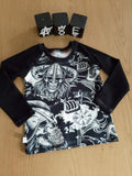 Custom Print Kids Raglan Tees 0-12y