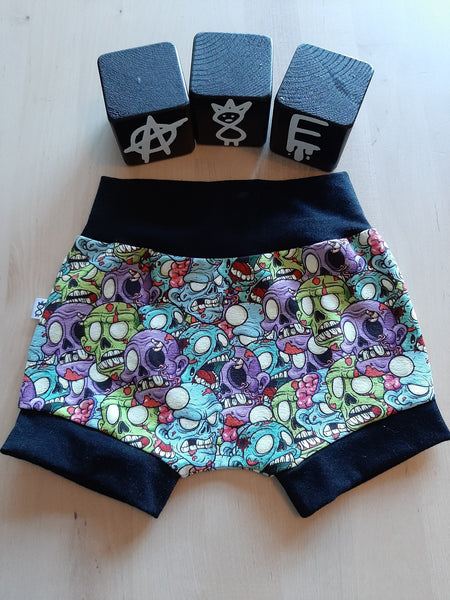 Custom Print Bummie Shorts - 0-4y