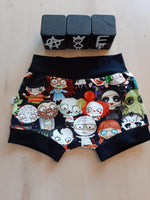 Custom Print Bummie Shorts - 0-4y