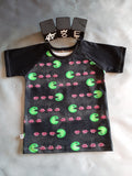 Custom Print Kids Raglan Tees 0-12y