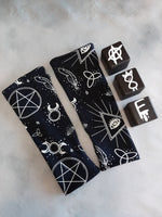 Custom Print Cosy Fingerless Gloves/Arm Warmers - Adult sizes