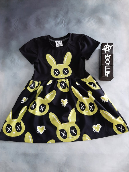 Limited Edition Kids Easter ZomBunny Dress 1-6y