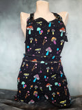 Custom Print "Alina" Overalls - Short, Capri or Full Length XXS-3XL