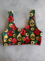 In Stock Tropiskull Classic Crop Bikini Top - XS -- 296559801797