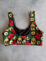 In Stock Tropiskull Classic Crop Bikini Top - XS -- 296559801797