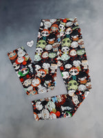 In Stock Kids Horror Friends leggings 9-10y A8E