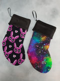 Custom Print Fleece Lined Christmas Stockings - 2 sizes