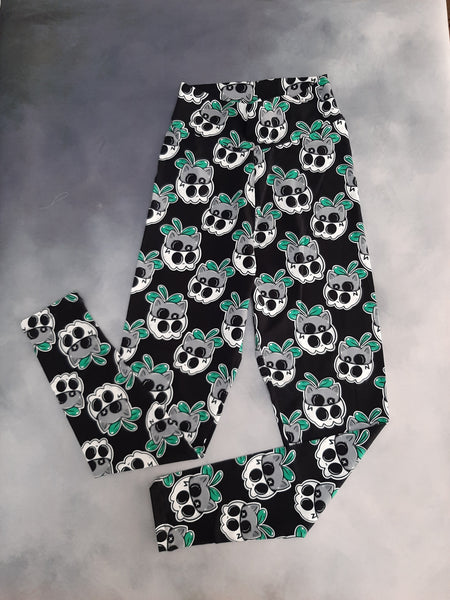 In Stock A8E Cat Plant Leggings - size M -- 355789870009