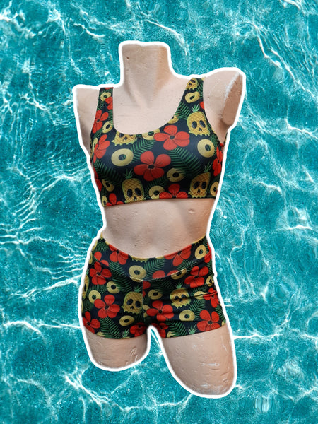 In Stock Tropiskull Swim Shorts - S or M -- 296559845492
